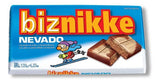 Biznikke Chocolate Nevado Mixed Milk Chocolate & White Chocolate Filled With Biscuit, 28g (pack of 15)